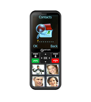 T&eacute;l&eacute;phone mobile pour personnes atteintes de d&eacute;mence avec touches photo (r&eacute;seau 4G)