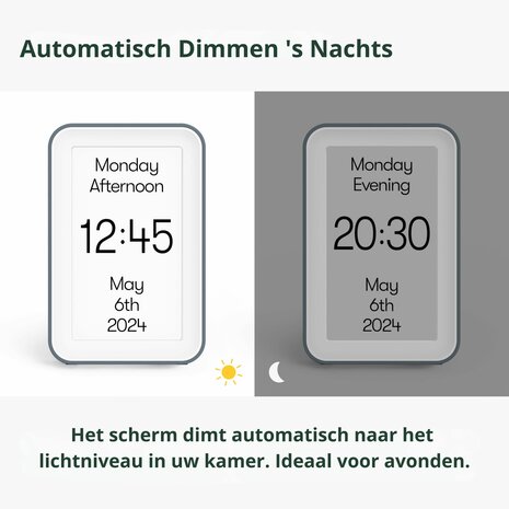 Relish Day Connect – Demenzuhr (unabhängig oder als Erweiterung des Day Hub)